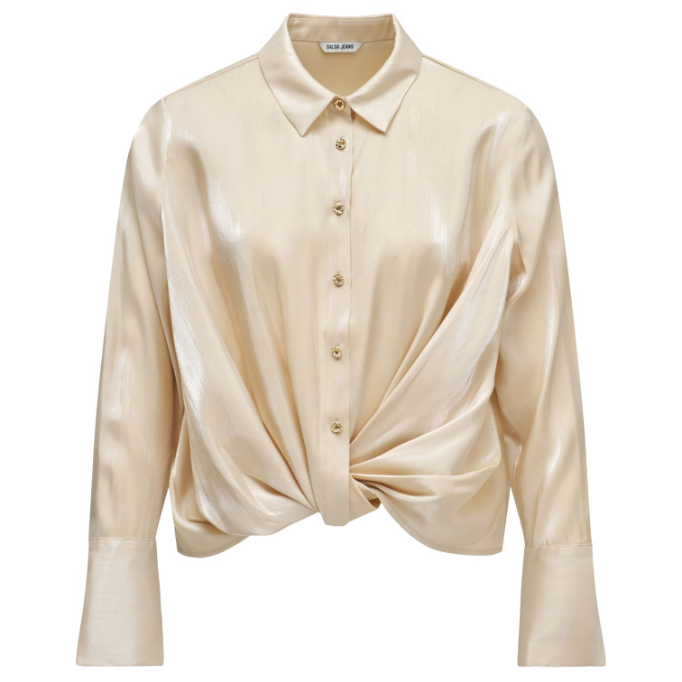 BLUSA MUJER SALSA JEANS CON NUDO