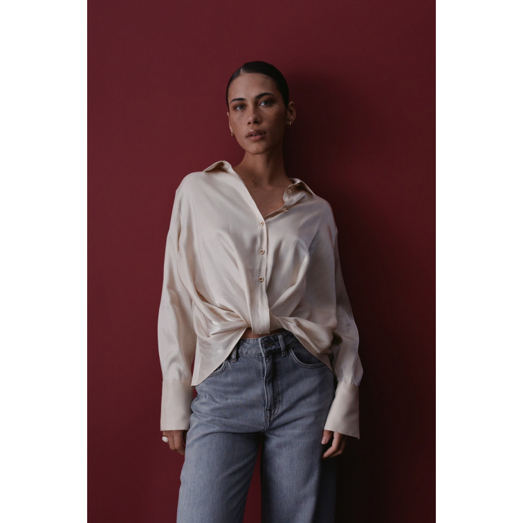 BLUSA MUJER SALSA JEANS CON NUDO
