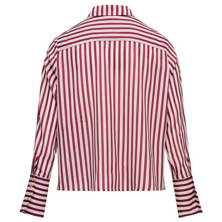 CAMISA MUJER  SALSA JEANS STRIPPED SATIN WRAP BLOUSE