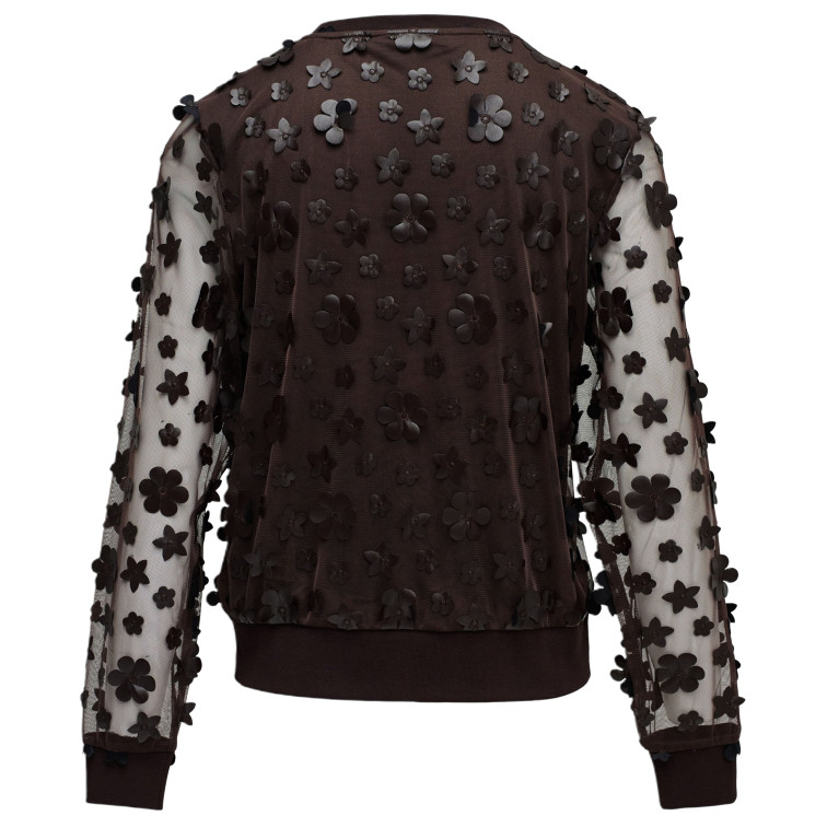 SUDADERA MUJER  SALSA JEANS SWEATSHIRT WITH 3D FLOWERS