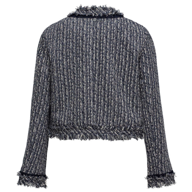 ABRIGO MUJER  SALSA JEANS TWEED JACKET WITH FRINGES
