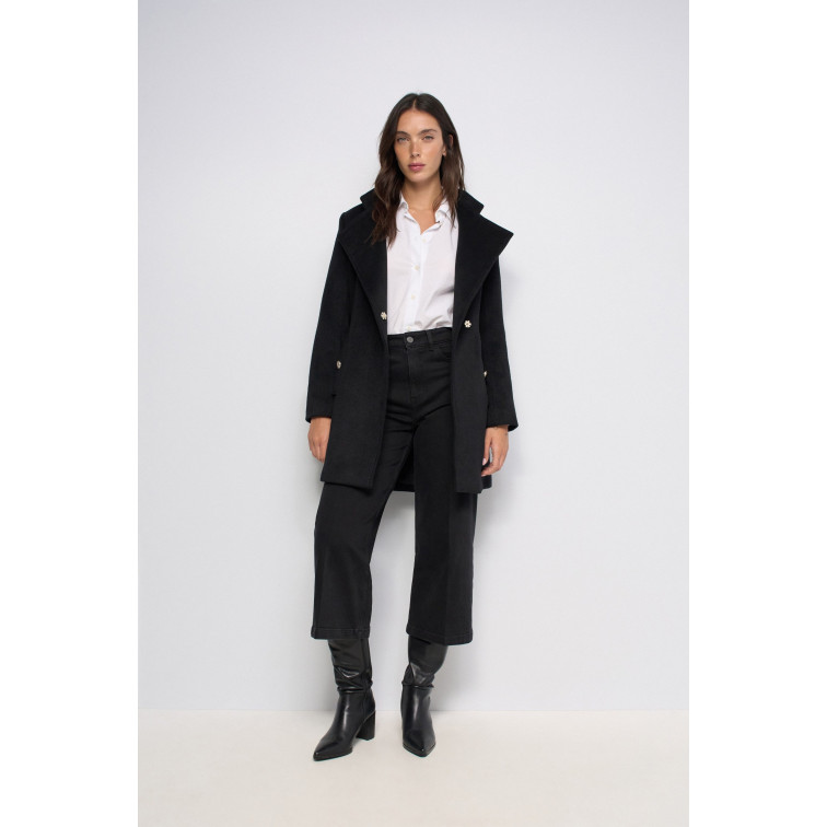 ABRIGO MUJER  SALSA JEANS GRACE WOOL COAT WITH BUTTONS