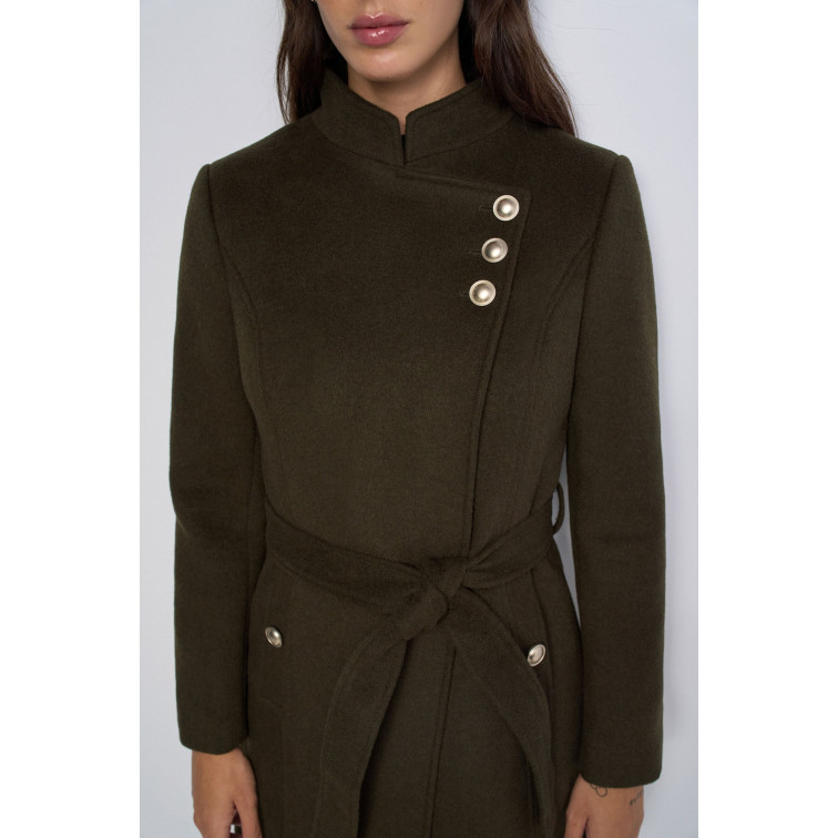 ABRIGO MUJER  SALSA JEANS GRACE WOOL COAT WITH BUTTONS
