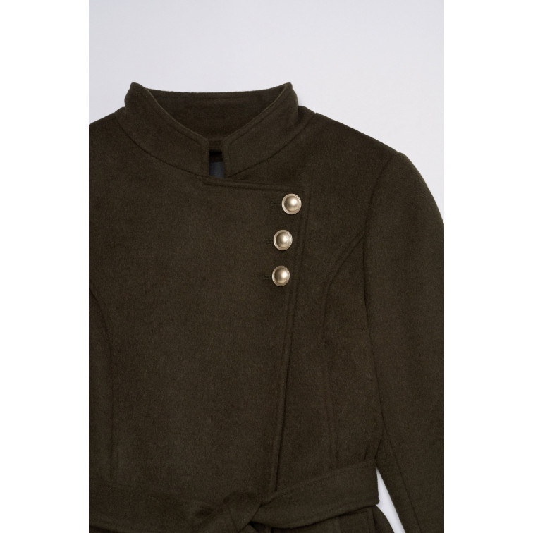 ABRIGO MUJER  SALSA JEANS GRACE WOOL COAT WITH BUTTONS