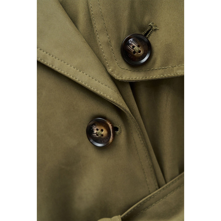 ABRIGO MUJER  SALSA JEANS FAKE SUEDE LONG TRENCH COAT