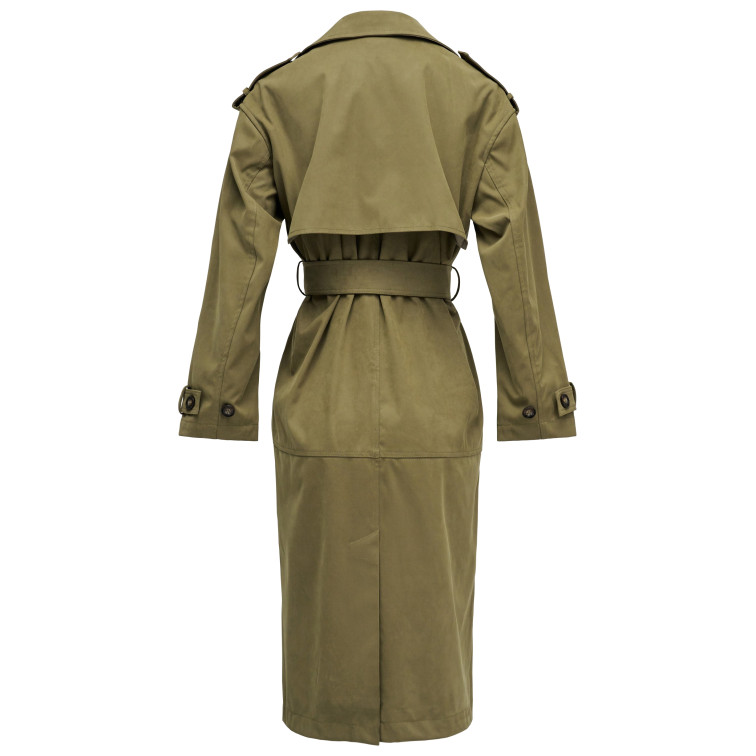 ABRIGO MUJER  SALSA JEANS FAKE SUEDE LONG TRENCH COAT