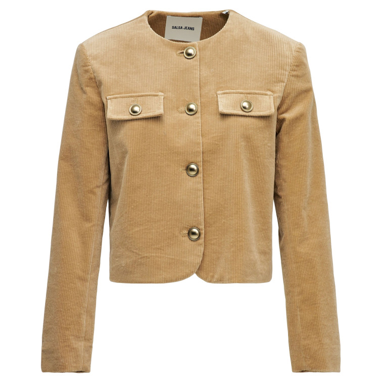 ABRIGO MUJER  SALSA JEANS CORDUROY CHANEL JACKET