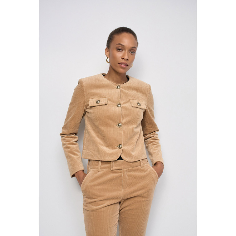 ABRIGO MUJER  SALSA JEANS CORDUROY CHANEL JACKET