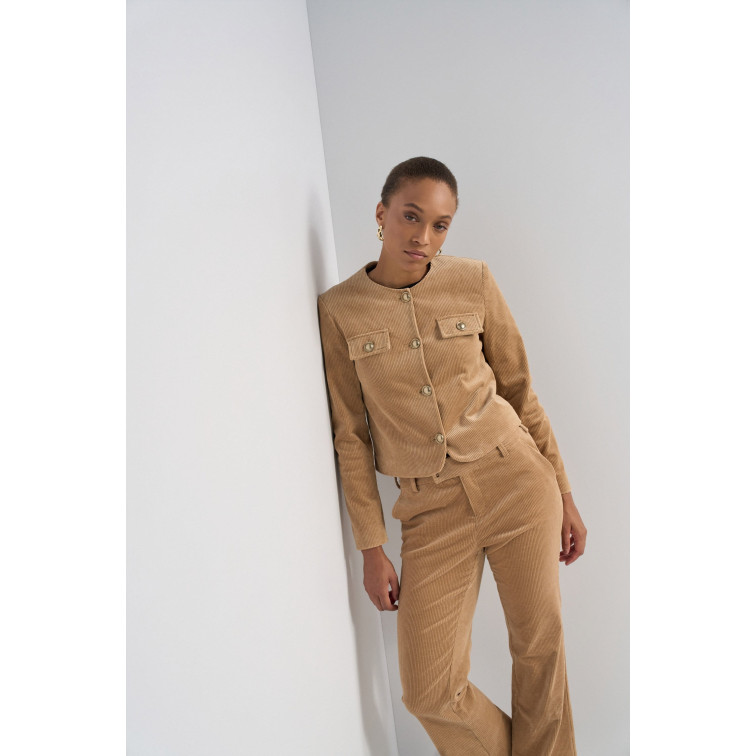 ABRIGO MUJER  SALSA JEANS CORDUROY CHANEL JACKET