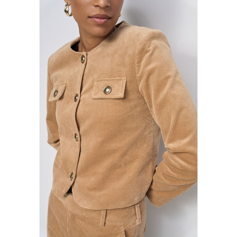ABRIGO MUJER  SALSA JEANS CORDUROY CHANEL JACKET