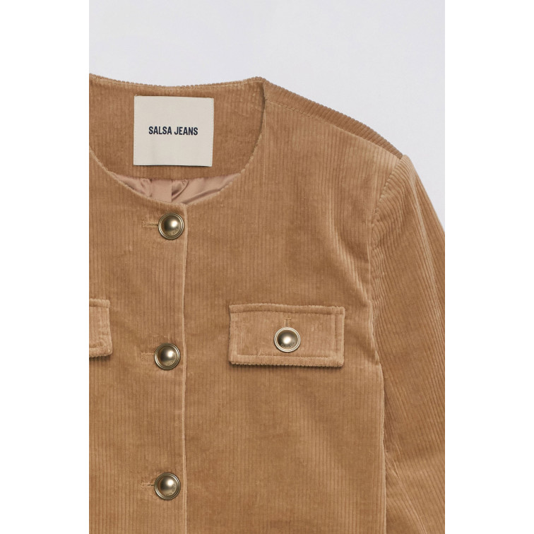 ABRIGO MUJER  SALSA JEANS CORDUROY CHANEL JACKET