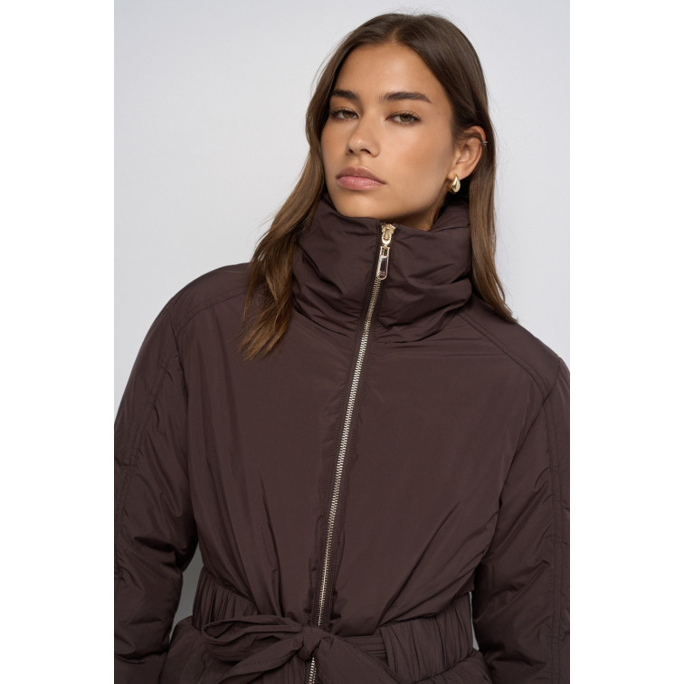ABRIGO MUJER  SALSA JEANS PUFFER COAT WITH BUILT-IN BELT