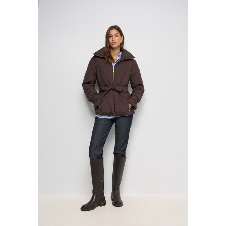 ABRIGO MUJER  SALSA JEANS PUFFER COAT WITH BUILT-IN BELT
