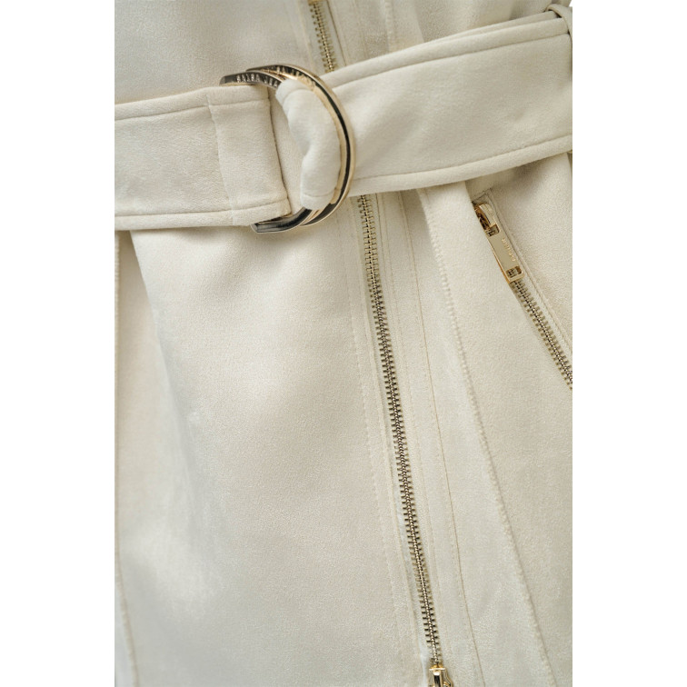 ABRIGO MUJER  SALSA JEANS DIANA LONG SHEARLING COAT