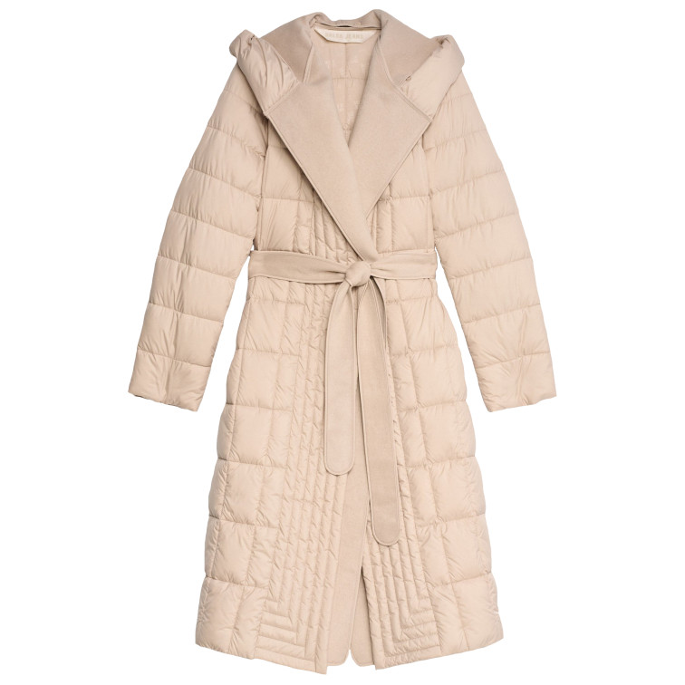 ABRIGO MUJER  SALSA JEANS LONG PUFFER WITH WOOL SCARF