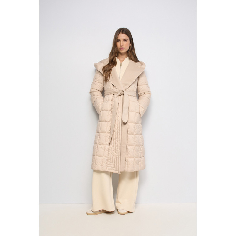 ABRIGO MUJER  SALSA JEANS LONG PUFFER WITH WOOL SCARF