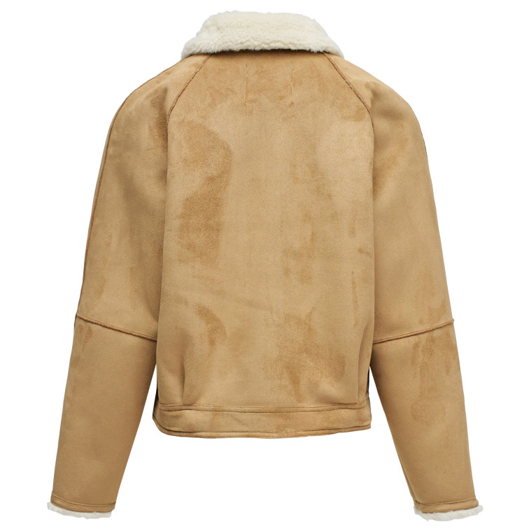 ABRIGO MUJER  SALSA JEANS FAKE SUEDE SHORT SHEARLING
