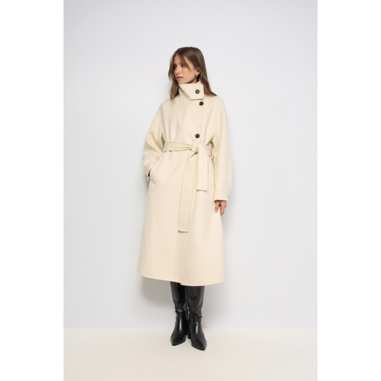ABRIGO MUJER  SALSA JEANS LONG HANDMADE WOOL COAT