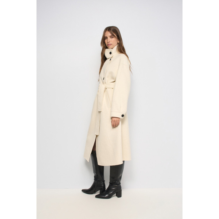 ABRIGO MUJER  SALSA JEANS LONG HANDMADE WOOL COAT