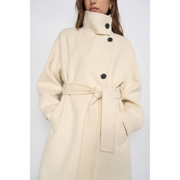 ABRIGO MUJER  SALSA JEANS LONG HANDMADE WOOL COAT