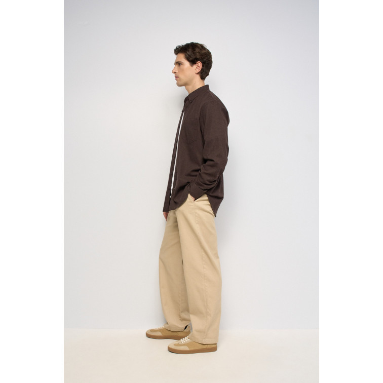 CAMISA HOMBRE  SALSA JEANS MELANGE COTTON SHIRT WITH CHES