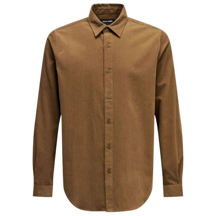 CAMISA HOMBRE  SALSA JEANS COTTON CORDUROY SHIRT WITH CHE