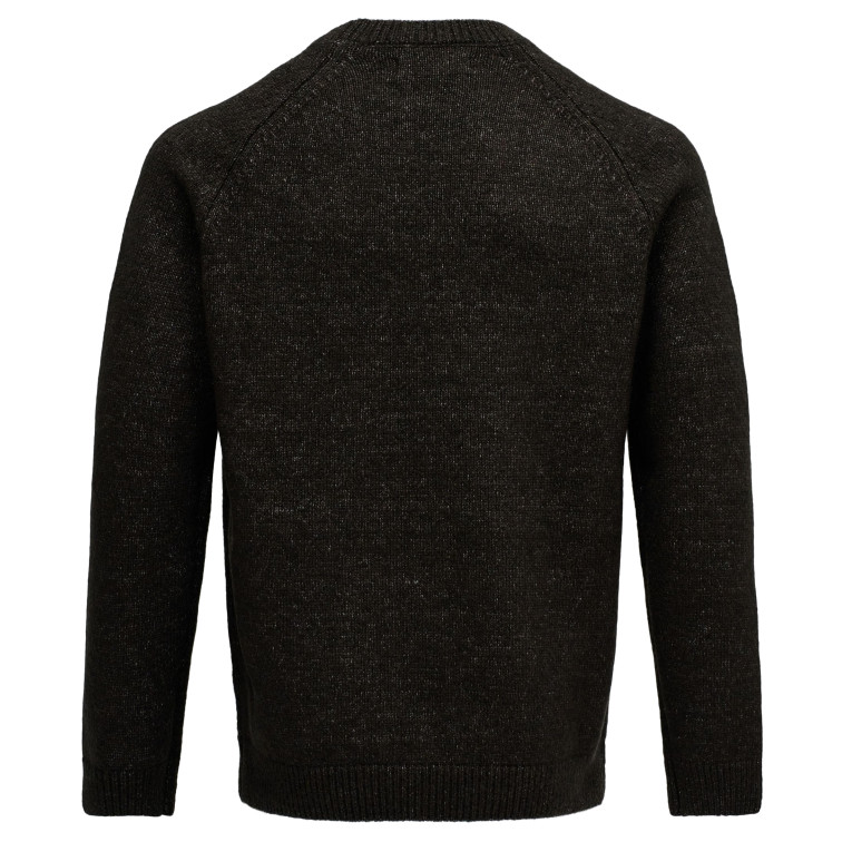 JERSEY HOMBRE  SALSA JEANS MÉLANGE KNIT FABRIC WITH RAGLA