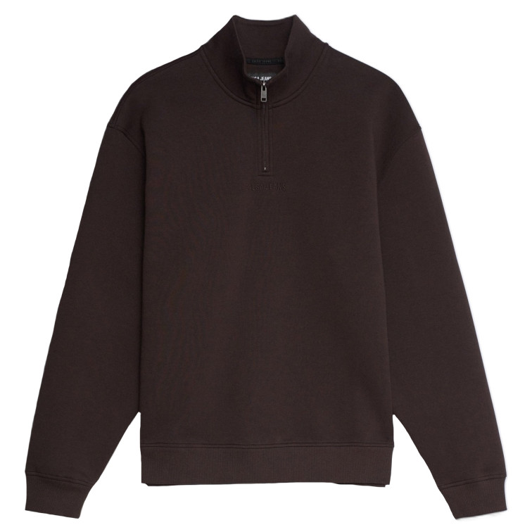 SUDADERA HOMBRE  SALSA JEANS HALF ZIPPED COLLAR SWEATSHIRT