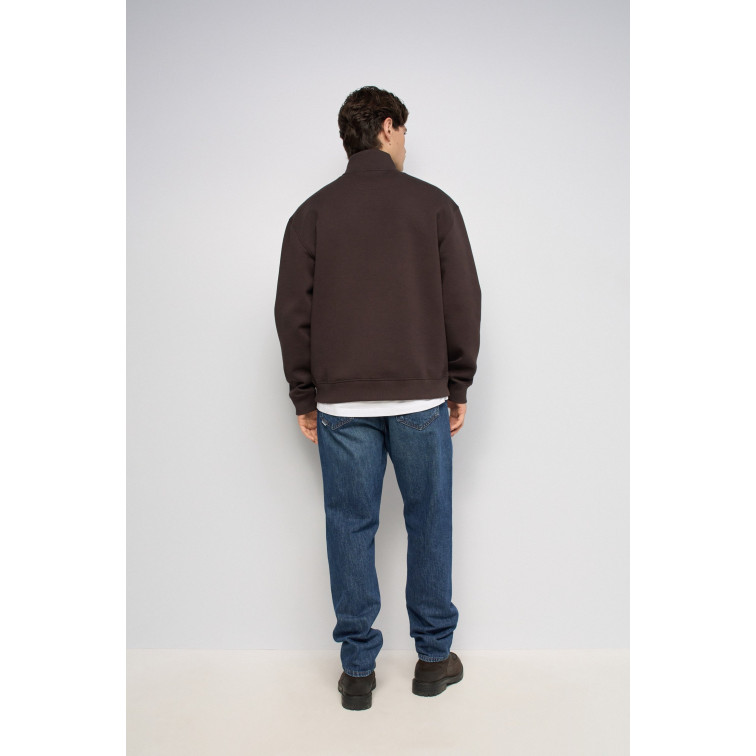 SUDADERA HOMBRE  SALSA JEANS HALF ZIPPED COLLAR SWEATSHIRT