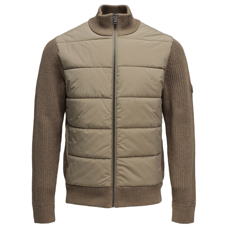 CAZADORA HOMBRE  SALSA JEANS KNITTED JACKET WITH QUILTED FR