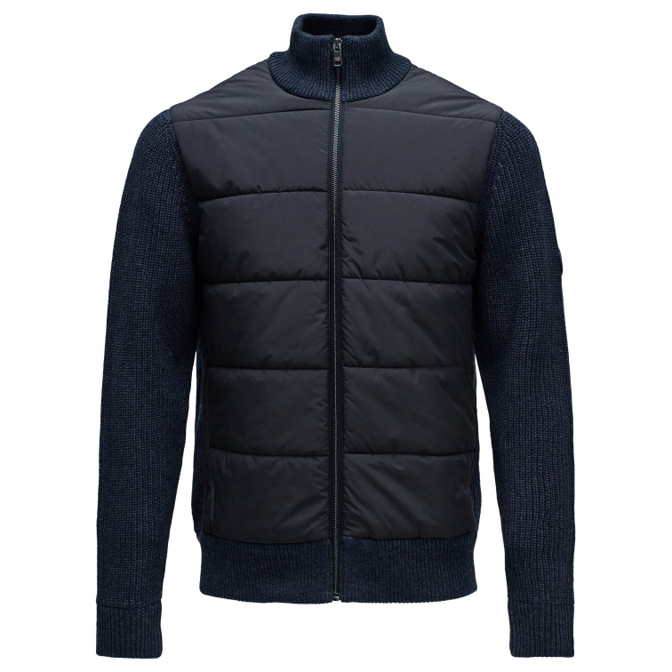 CAZADORA HOMBRE  SALSA JEANS KNITTED JACKET WITH QUILTED FR