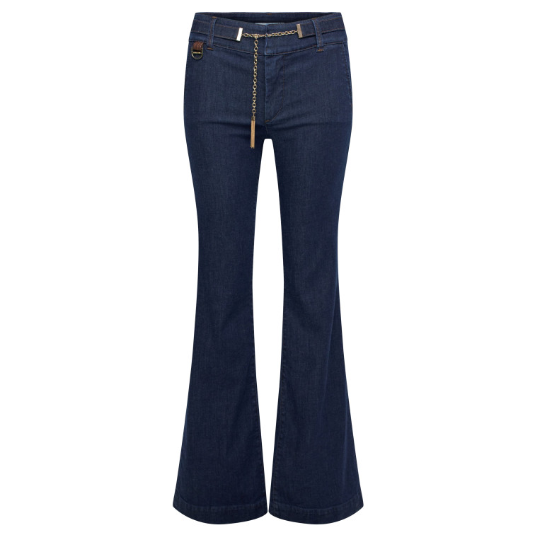PANTALÓN MUJER  SALSA JEANS SECRET CHINO FLARE W/ BELT DET