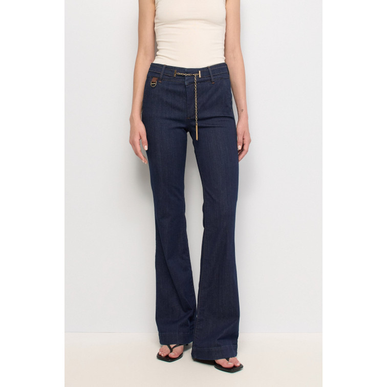 PANTALÓN MUJER  SALSA JEANS SECRET CHINO FLARE W/ BELT DET