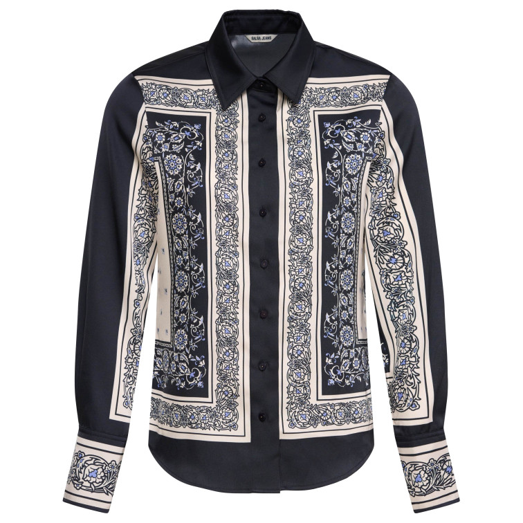 CAMISA ESTAMPADA MUJER SALSA JEANS CORTE REGULAR