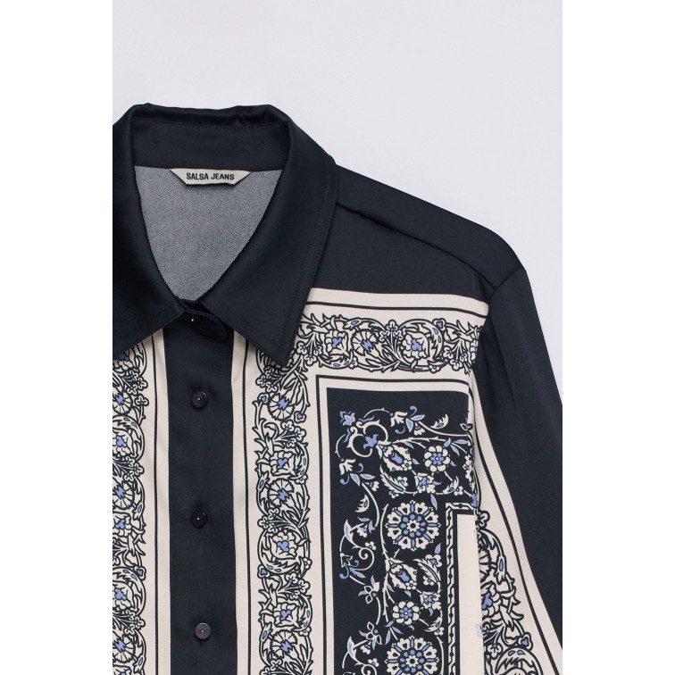 CAMISA ESTAMPADA MUJER SALSA JEANS CORTE REGULAR