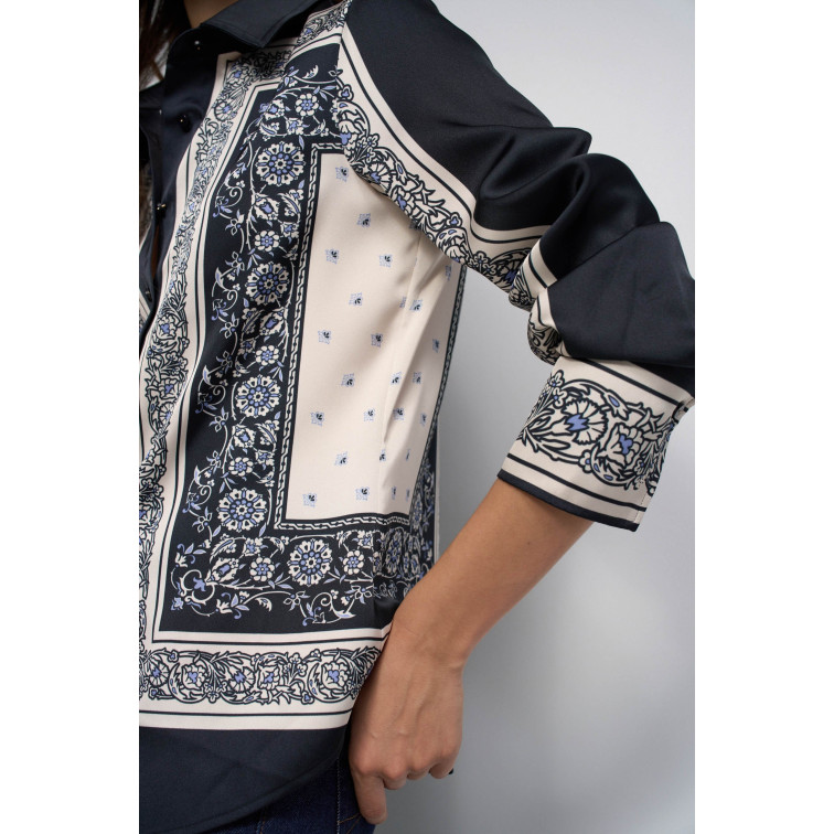 CAMISA ESTAMPADA MUJER SALSA JEANS CORTE REGULAR