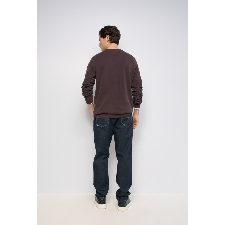 JERSEY HOMBRE  SALSA JEANS WAFFLE KNIT SWEATER GARMENT DY