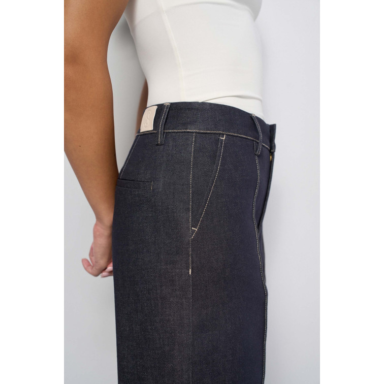 PANTALÓN MUJER  SALSA JEANS CHINO STRAIGHT ATELIER IN RAW
