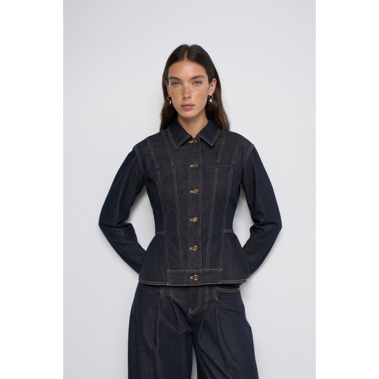 ABRIGO MUJER  SALSA JEANS PEPLUM OVERSHIRT ATELIER IN RA