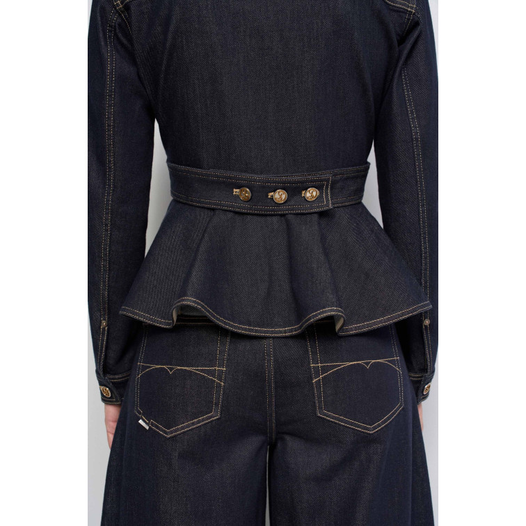 ABRIGO MUJER  SALSA JEANS PEPLUM OVERSHIRT ATELIER IN RA