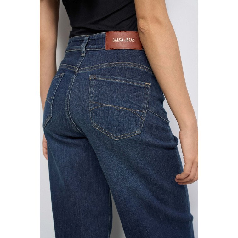 VAQUERO MUJER  SALSA JEANS FAITH WIDE PERFECT SHAPE