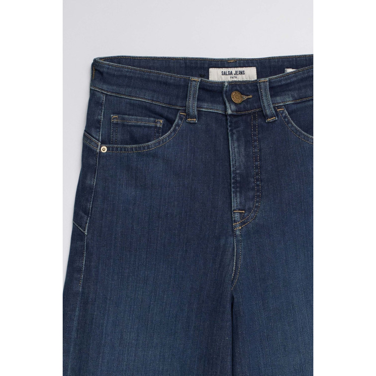 VAQUERO MUJER  SALSA JEANS FAITH WIDE PERFECT SHAPE