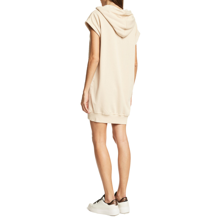 VESTIDO MUJER  GAUDI ABITO M/C IN FELPA C/CAPPUCCIO