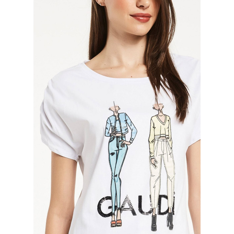 CAMISETA ESTAMPADA MUJER GAUDI