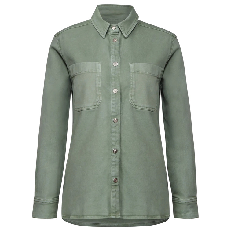 ABRIGO MUJER  STREET STYLE DENIM-OVERSHIRT,COLORED