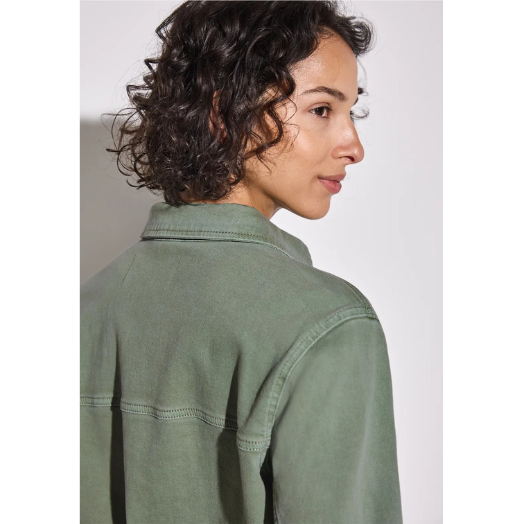 ABRIGO MUJER  STREET STYLE DENIM-OVERSHIRT,COLORED