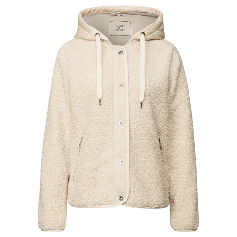 ABRIGO MUJER  STREET TEDDY BOMBER MAT MIX JKT W. RE