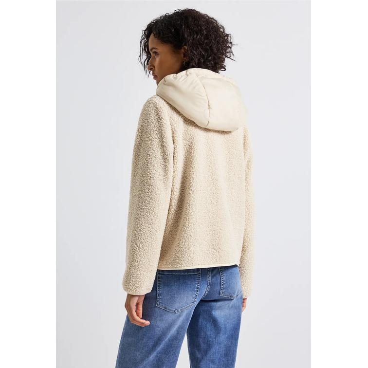 ABRIGO MUJER  STREET TEDDY BOMBER MAT MIX JKT W. RE