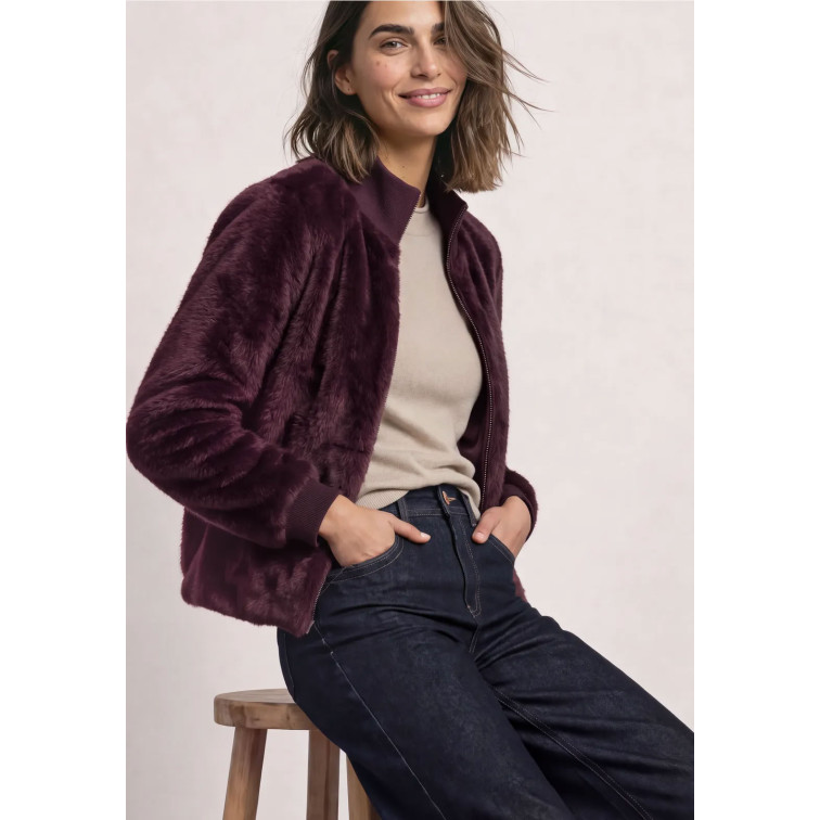 MUJER LTD QR FAKE FUR BOMBER JKT W. 17820