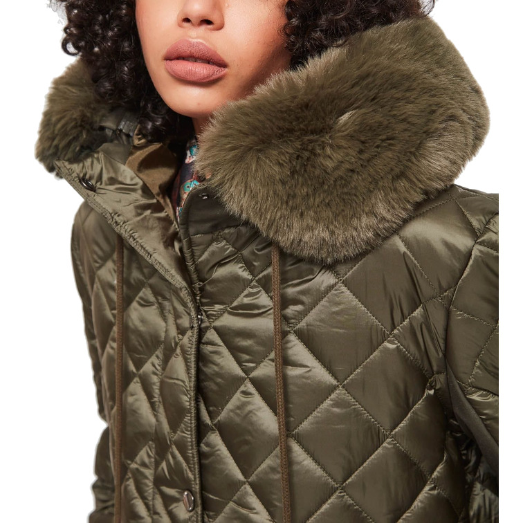 PARKA ACOLCHADA CON CAPUCHA EXTRAÍBLE MUJER GAUDI